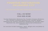 Fountain Restoration Oklahoma City 816-500-4198