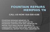 Fountain Repairs Memphis TN 816-500-4198