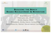 Building the Board Bench (BoardSource Webinar)