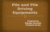 Pile and pile driving equipments
