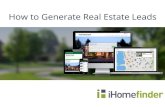 How to generate more real estate leads
