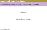 Journal and Ledger