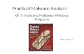 Practical Malware Analysis: Ch 7: Analyzing Malicious Windows Programs