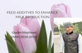 FEED ADDITVES TO ENHANCE MILK PRODUCTION