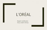 Marketing project for l'oreal