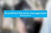 SharePoint records management in depth