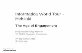 Affecto Informatica World Tour 2015: The Age of Engagement