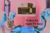 10 Ideas for Apple TV Apps