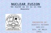 Nuclear fusion seminar