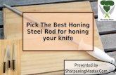The best honing steel rod for honing your knife