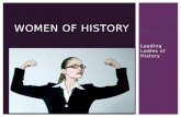 English & History: Women of the World