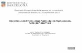 Guallar, J; Abadal, E. Revistas científicas españolas de comunicación. Una panorámica