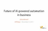 Future of AI-powered automation in business