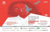 Cartelera Festival de La Palabra 2015