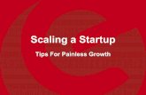 Scaling a Startup: Tips for Painless Growth