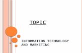 Information Technology and Marketing