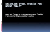 STAINLESS STEEL HOUSING FOR NEXUS TABLET