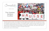 Social media and the Quebec Student Conflict