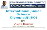 International Junior science  Olympiad:  Best Career Counsellng for students of std vi-ix in ranchi