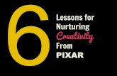 6 Lessons for nurturing creativity from Pixar