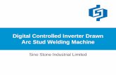 Inverter drawn arc stud welding machine