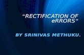 Topic 8 rectification of errors n