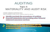 DPA 3043(AUDITING)-CHAPTER 6:Materiality and Risk