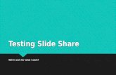 Test to slide share Take 2