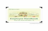 Tous Les Jours Employee Handbook (Updated)