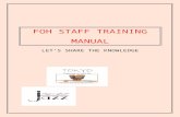 Foh staff training