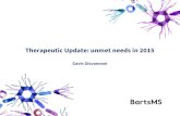 ECTRIMS 2015 Hot topics therapeutic update unmet needs - gg2