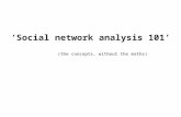 Social Network Analysis - an Introduction (minus the Maths)