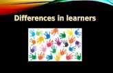 Differences of learners