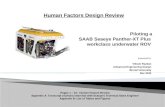 Human factors design review - ROV piloting - presentation