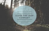 2016 Annual Benefit Report for Close the Loop Company