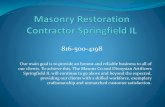 Masonry Restoration Contractor Springfield IL 816-500-4198
