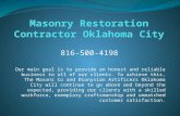 Masonry Restoration Contractor Oklahoma City 816-500-4198