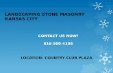 Landscaping stone masonry kansas city 816-500-4198