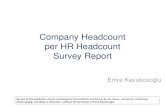 HR Headcount per Total Headcount Survey Report-2012