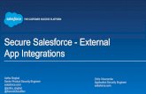 Secure Salesforce: External App Integrations