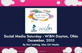 Social Media Saturday at WiBN Dayton, Ohio - December, 2015