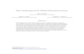 Task−Technology Fit for Mobile Information Systems Abstract