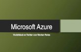 Visibilidad en Twitter con Worker Role en Microsoft Azure