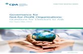 Governance for Not-for-Profit Organizations: Questions for Directors ...
