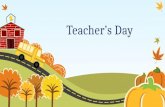 Teacher’s day