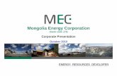 14.10.2010 Creating a world class energy and mineral resources company in Mongolia, James Schaeffer