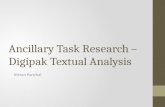 Digipak Textual Analysis Research