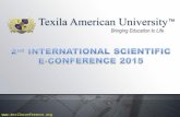 International scientific e conference 2015