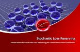 Stochastic Loss Reserving-General Insurance