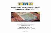 Mansfield U3A Newsletter: March 2016